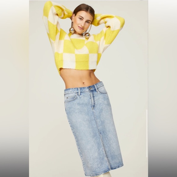 LEE Mid Rise Denim Skirt, RTR - Picture 4 of 11